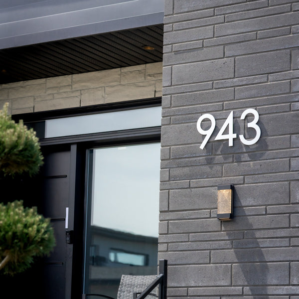 White Contemporary 6'', 9'', 12'', 18'', 24''